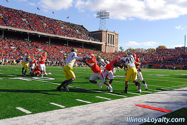 Illini football - Memorial Stadium