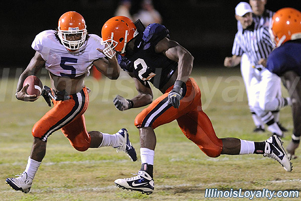 Camp Rantoul scrimmage