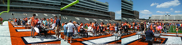 Illlini football fan appreciation day