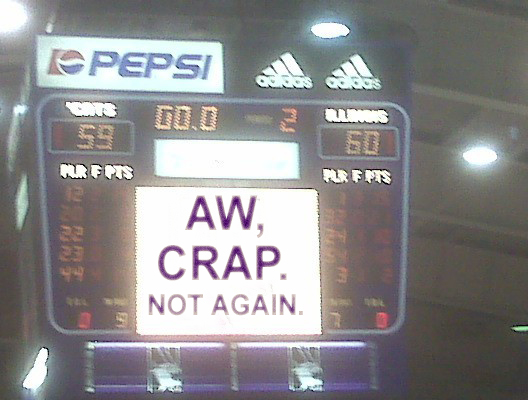 Northwestern scoreboard