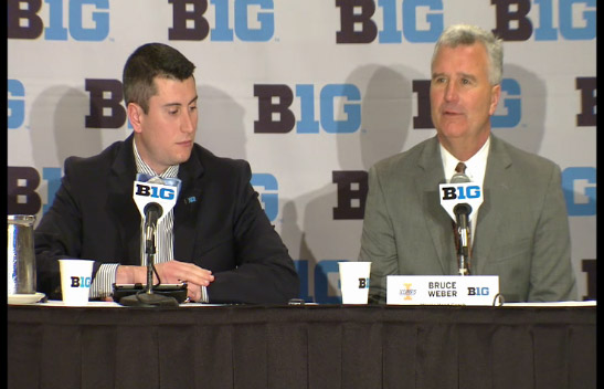 Bruce Weber at Big Ten Media Day