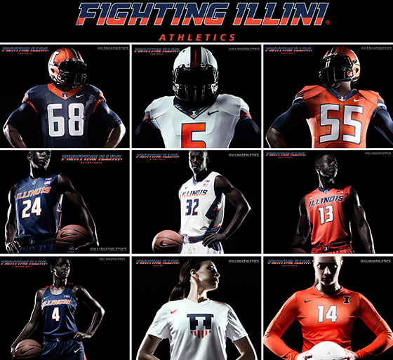 The new Illini uniforms and updated brand identity