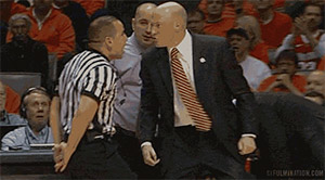 John Groce and ref