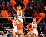 Illini cheerleaders