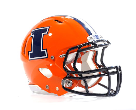 New Illini football helmets 2013