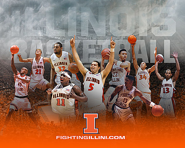 New Illinois basketball desktop background