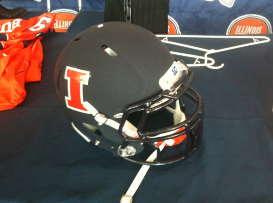 New Illini football helmet