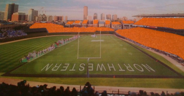 Illinois vs Northwestern at Wrigley Field