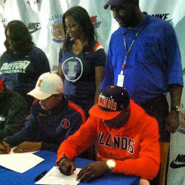 Jaylon Tate and Kendrick Nunn - Illlini