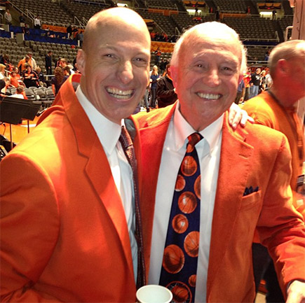 John Groce and Lou Henson