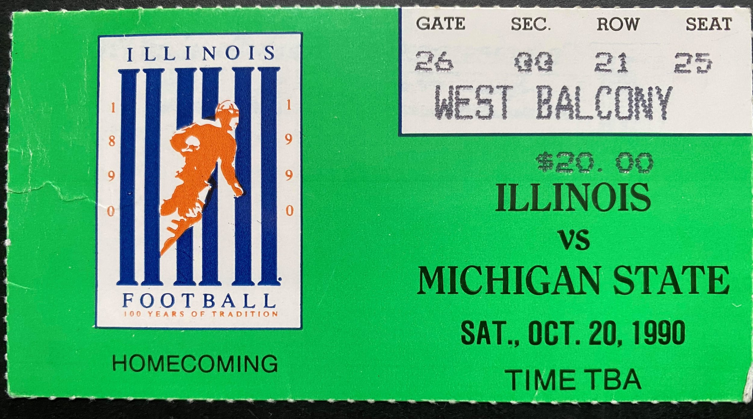 Illinois v. MSU 20Oct90 Ticket Stub.jpg