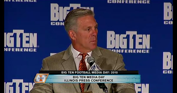 Ron Zook at Big Ten Media Days