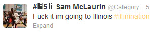 Sam McLaurin to Illinois